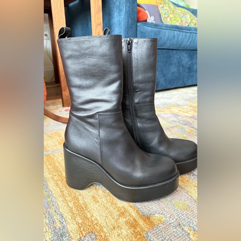 Paloma Barcelo Eider Leather Boot 38